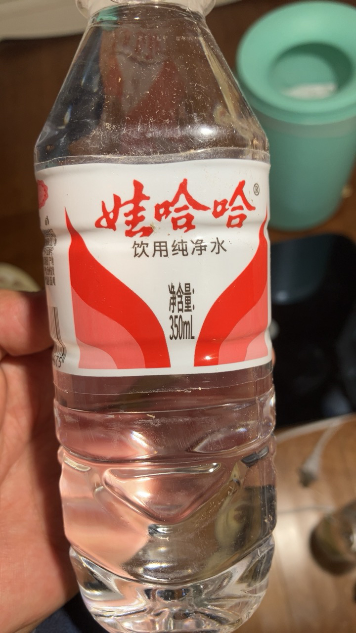 娃哈哈纯净水350ml*12瓶整箱便携装饮用水非矿泉水特价晒单图