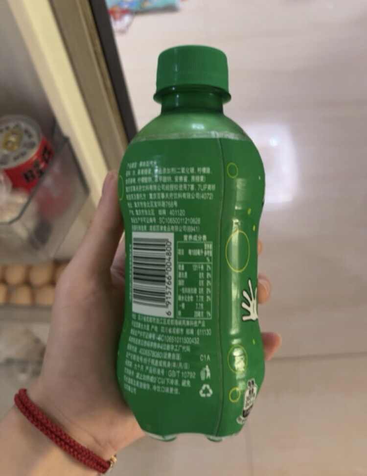 百事可乐 7喜 七喜7up 柠檬味 碳酸饮料 300ml*8瓶 (新老包装随机发货)晒单图