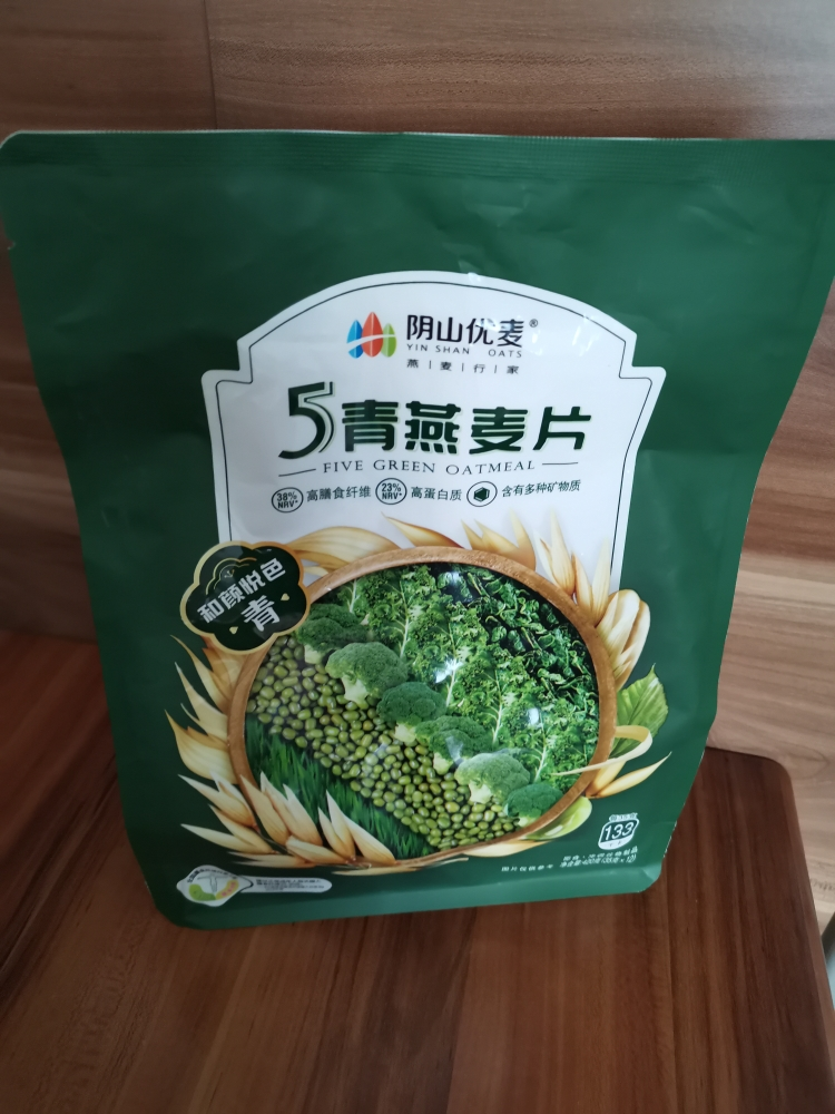 阴山优麦5青燕麦片420克(35克×12)冲泡即食燕麦片混合麦片营养早餐晒单图