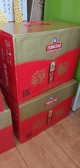 青岛啤酒(TSINGTAO)千禧临门10度 500ml*12听 2箱实惠组合装(ZJ)晒单图