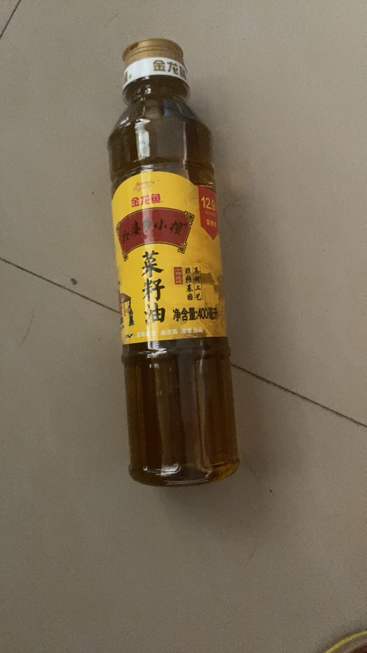 金龙鱼外婆乡小榨菜籽油400ML*6瓶非转基因晒单图