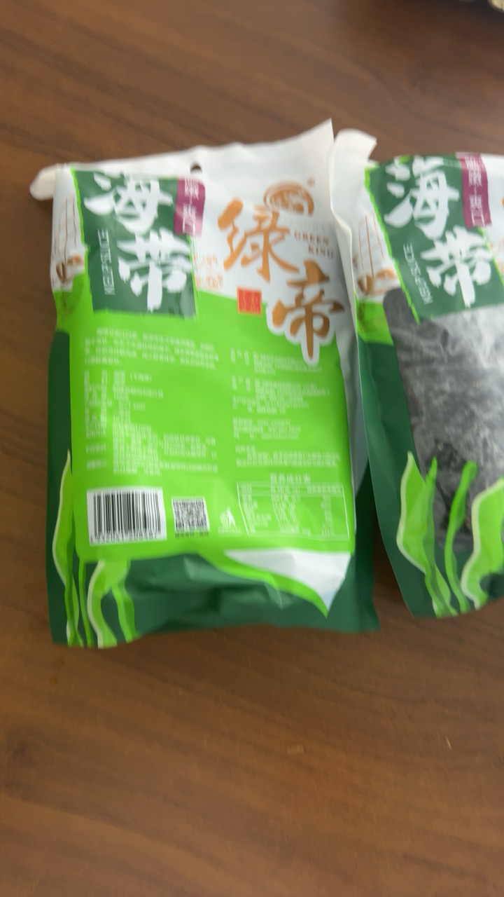 绿帝 海带168g 海产干货 宽叶 昆布 凉拌 火锅 煲汤晒单图