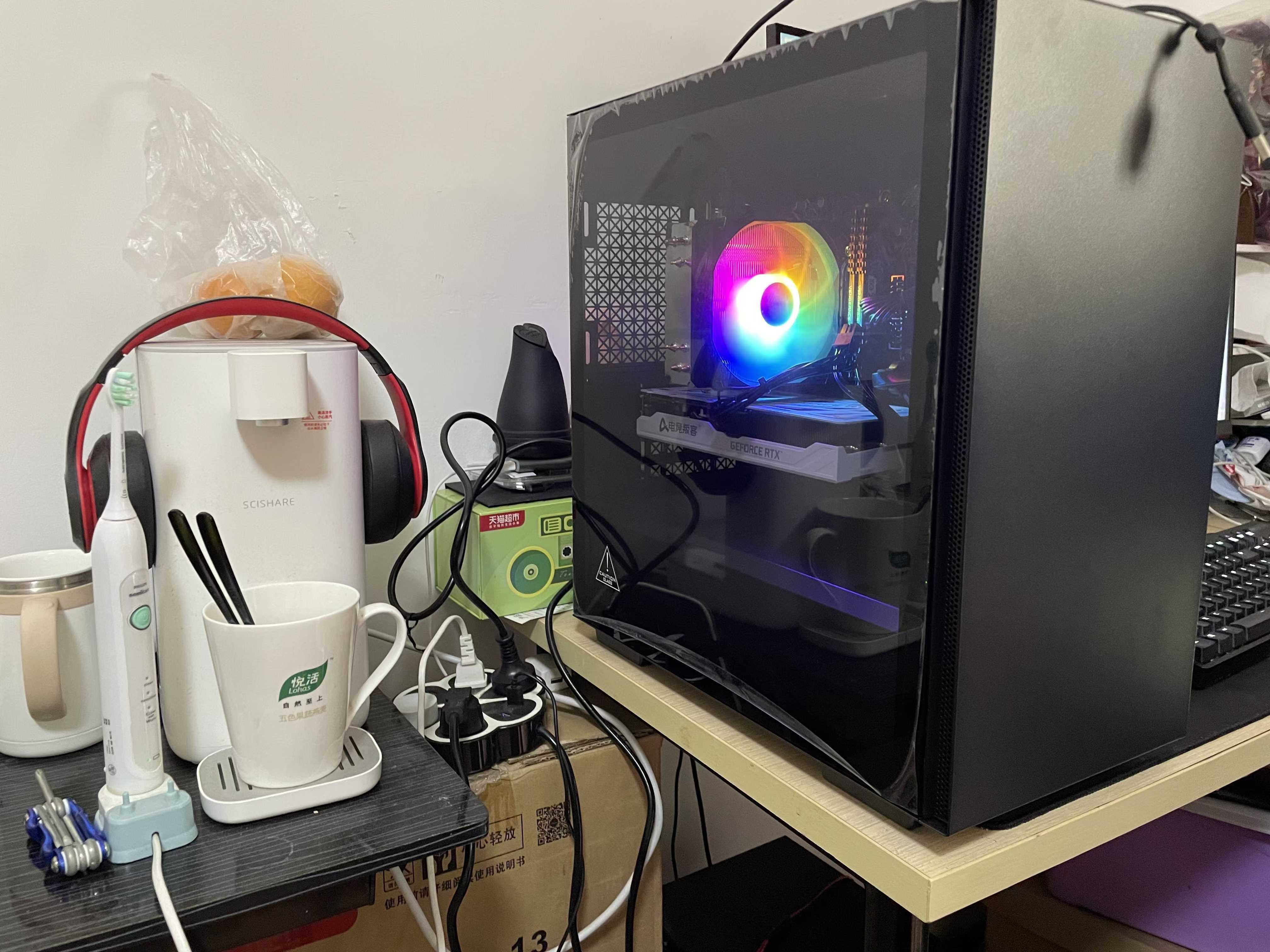 i5 12400F/RTX4060 8G独显/16G内存NVME固态DIY电脑 电竞游戏 视屏剪辑 设计AI DIY主机晒单图