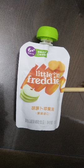 Little Freddie 小皮 胡萝卜苹果泥 100g晒单图