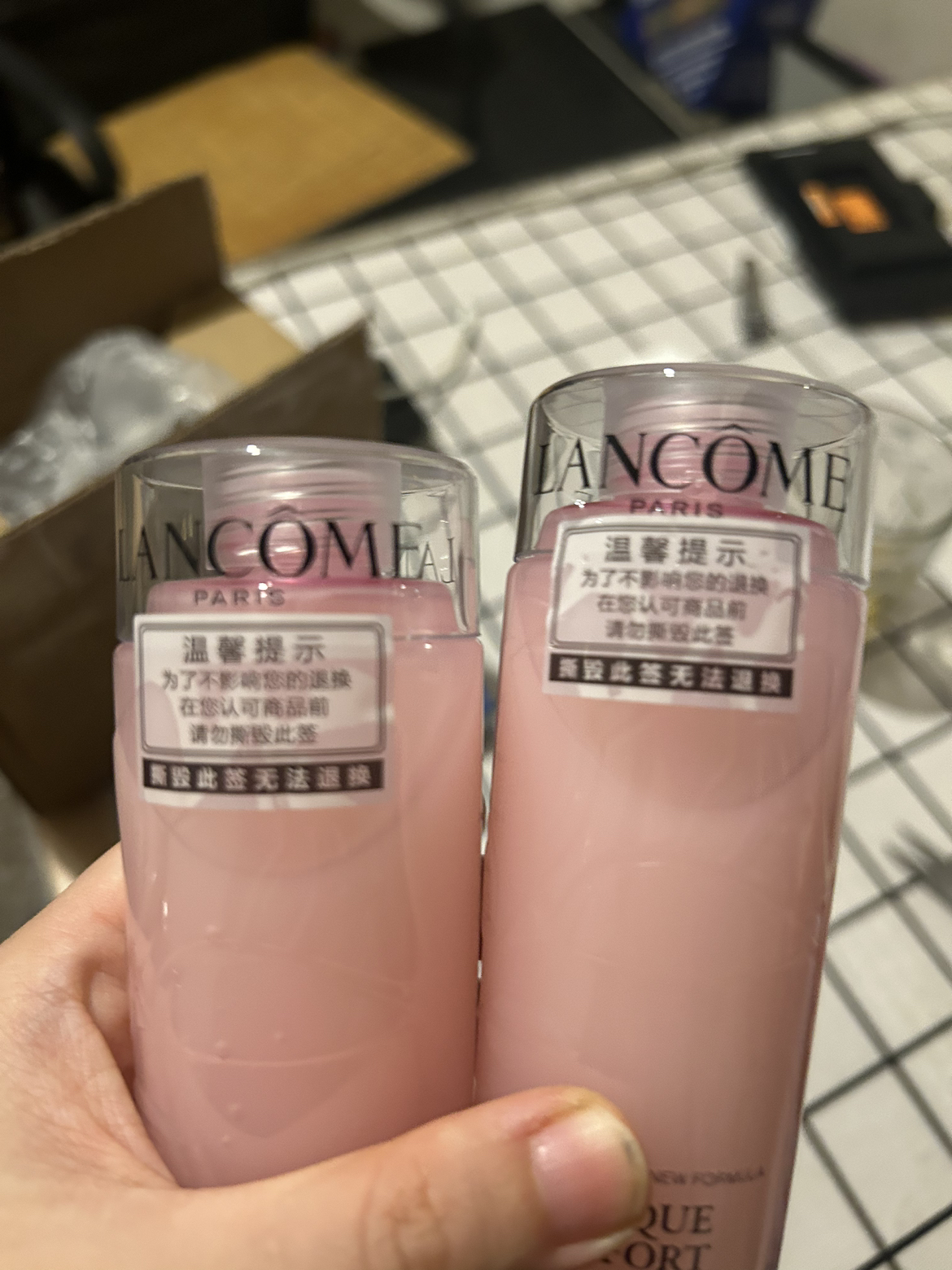 LANCÔME 兰蔻 玫瑰露清滢柔肤粉水 爽肤水125ml 干皮真爱补水保湿大粉水125ML两/瓶晒单图