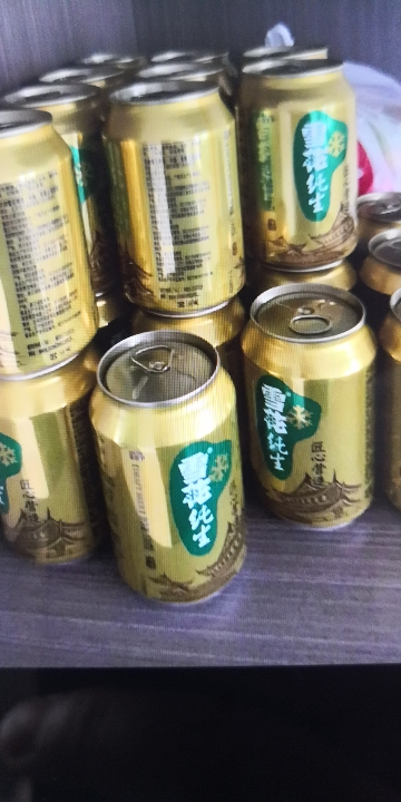 雪花啤酒(Snowbeer)纯生 330ml*24听 整箱装晒单图