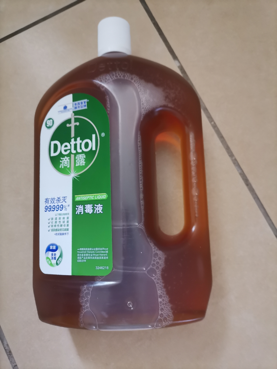 滴露(Dettol)消毒液1.8L 杀菌除螨 家居室内 宠物环境消毒 儿童宝宝内衣 衣物除菌剂晒单图