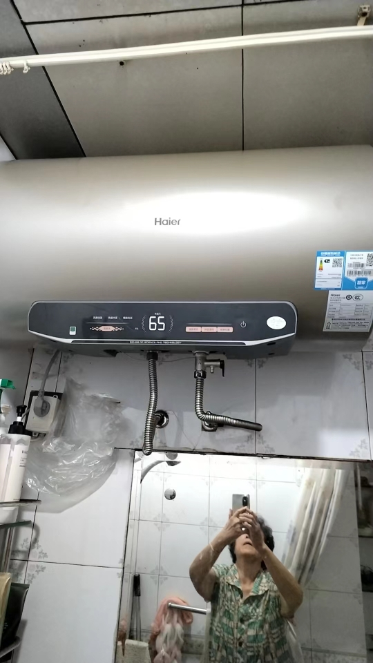 海尔(Haier)60升电热水器 3300W变频速热 金刚无缝内胆 镁棒免更换 一级能效节能EC6002-MG3U1晒单图