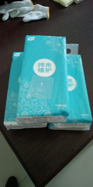 植护经典蓝气垫挂抽纸面巾 130*175/4层 260抽 3提/袋晒单图