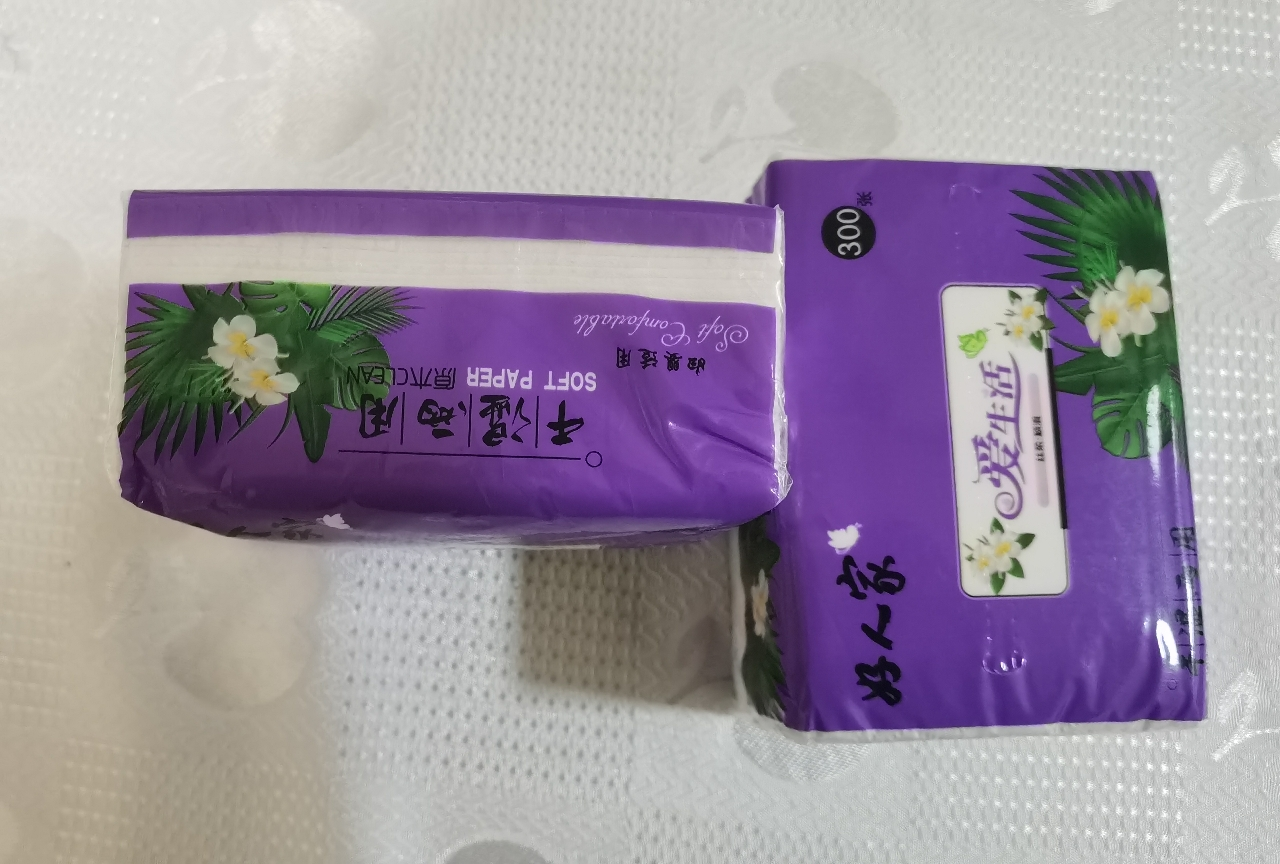 3包*300张雪松好人家抽纸量贩装家用批发实惠装整箱餐巾纸中包装苏宁宜品推荐妇婴用纸抽家庭装晒单图