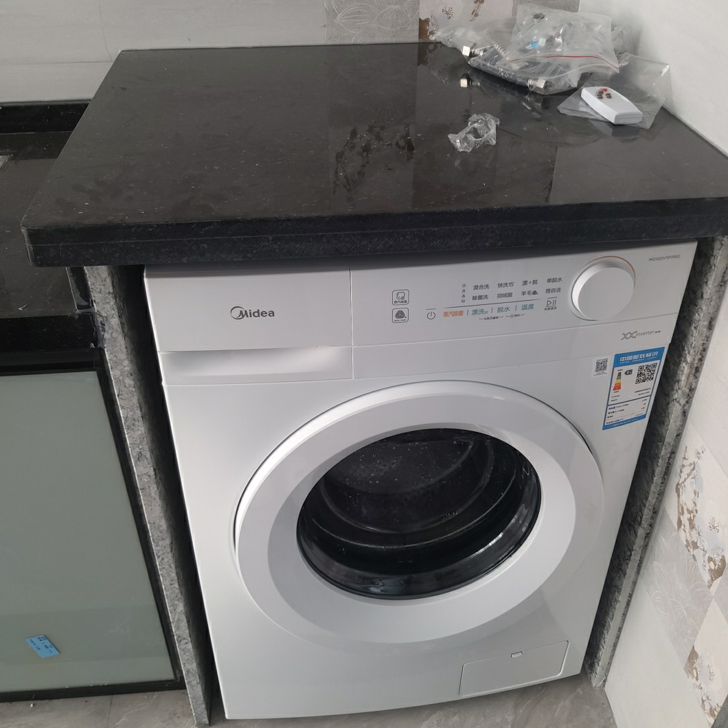 美的(Midea)滚筒洗衣机全自动10公斤超薄巴氏除菌变频蒸汽桑拿羊毛洗简尚系列MG100V11FPR家电国家以旧换新晒单图
