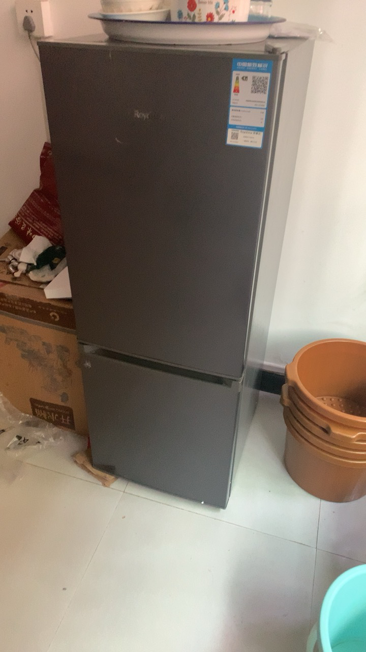 荣事达187升迷你冰箱小型家用租房冰箱宿舍小冰箱大容量节能低音BCD-187L9RSZ钛深灰晒单图