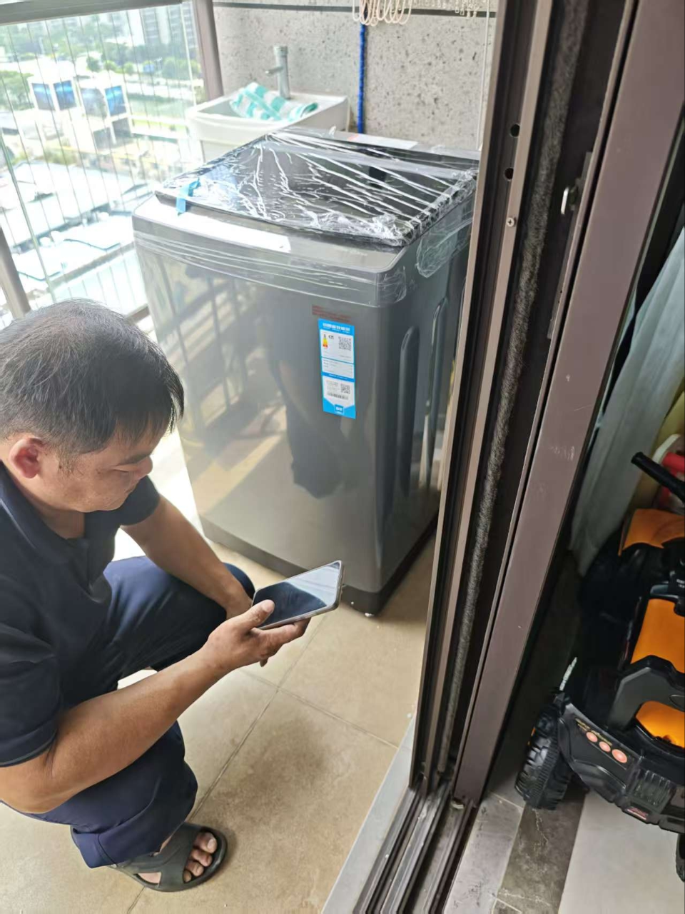 海尔(Haier) 12公斤 变频 全自动 波轮洗衣机 超净洗 除菌除螨 政府补贴 自编程 XQB120-BZ20L0晒单图