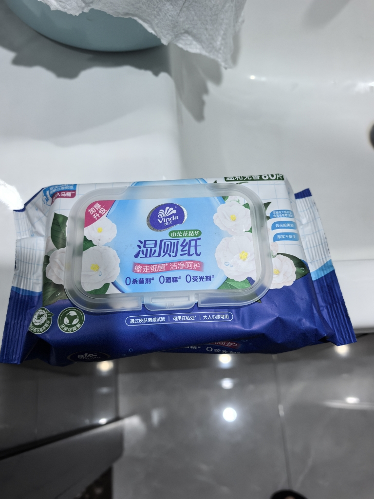 维达山茶花精华湿厕纸80片单包装 大包母婴可用厕所家用卫生擦屁股私处可冲马桶湿巾纸厕纸晒单图