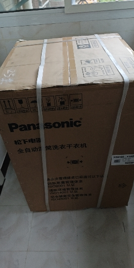 [吴磊推荐]松下滚筒洗衣机全自动超薄10公斤洗烘一体温水泡沫净小白盒轻享1.1洗净比 XQG100-F1RD3晒单图