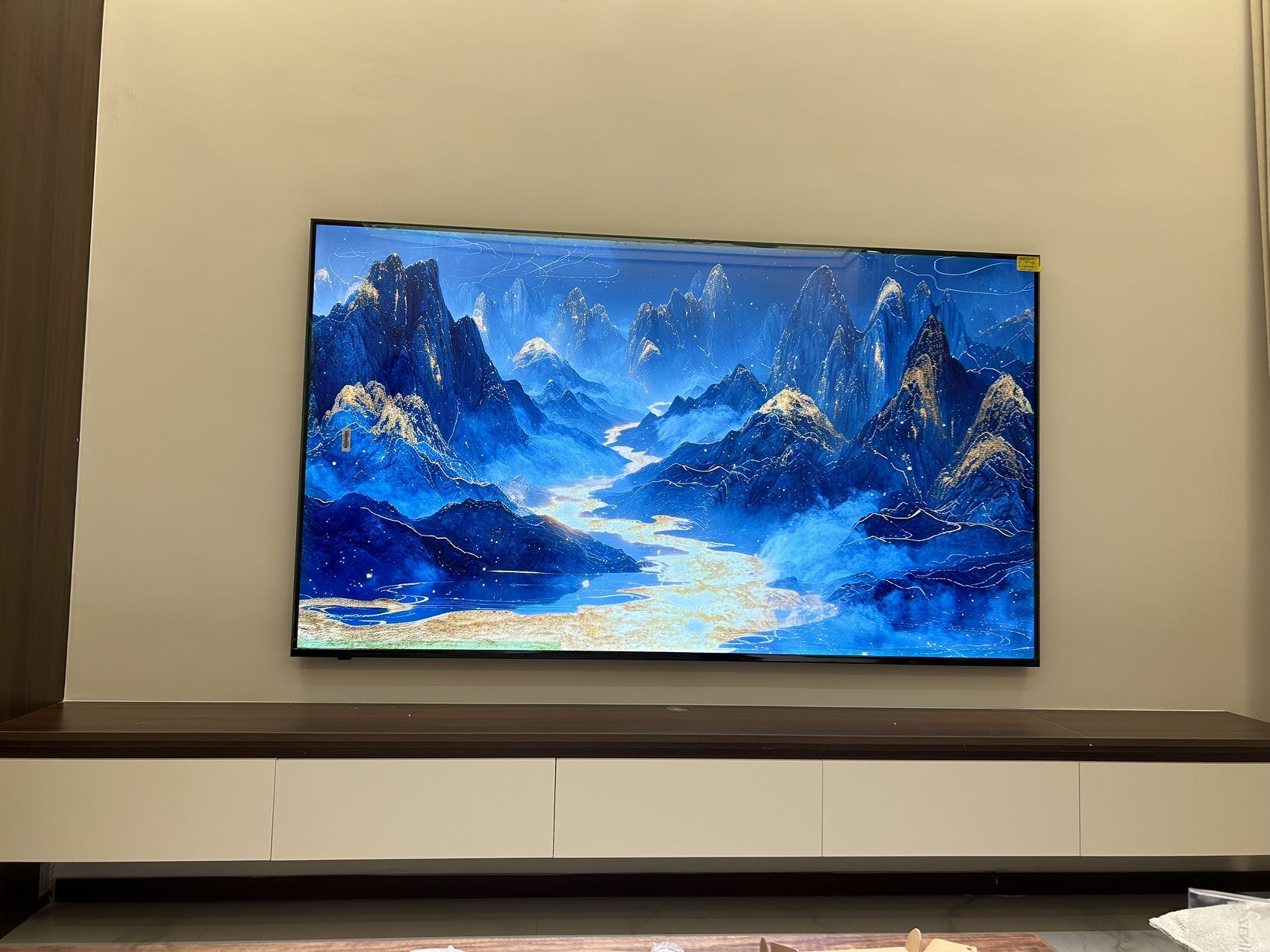 创维壁纸电视85A7F 85英寸超薄壁画艺术mini led 智能平板家电液晶电视机85吋 国家补贴 A7E升级款晒单图