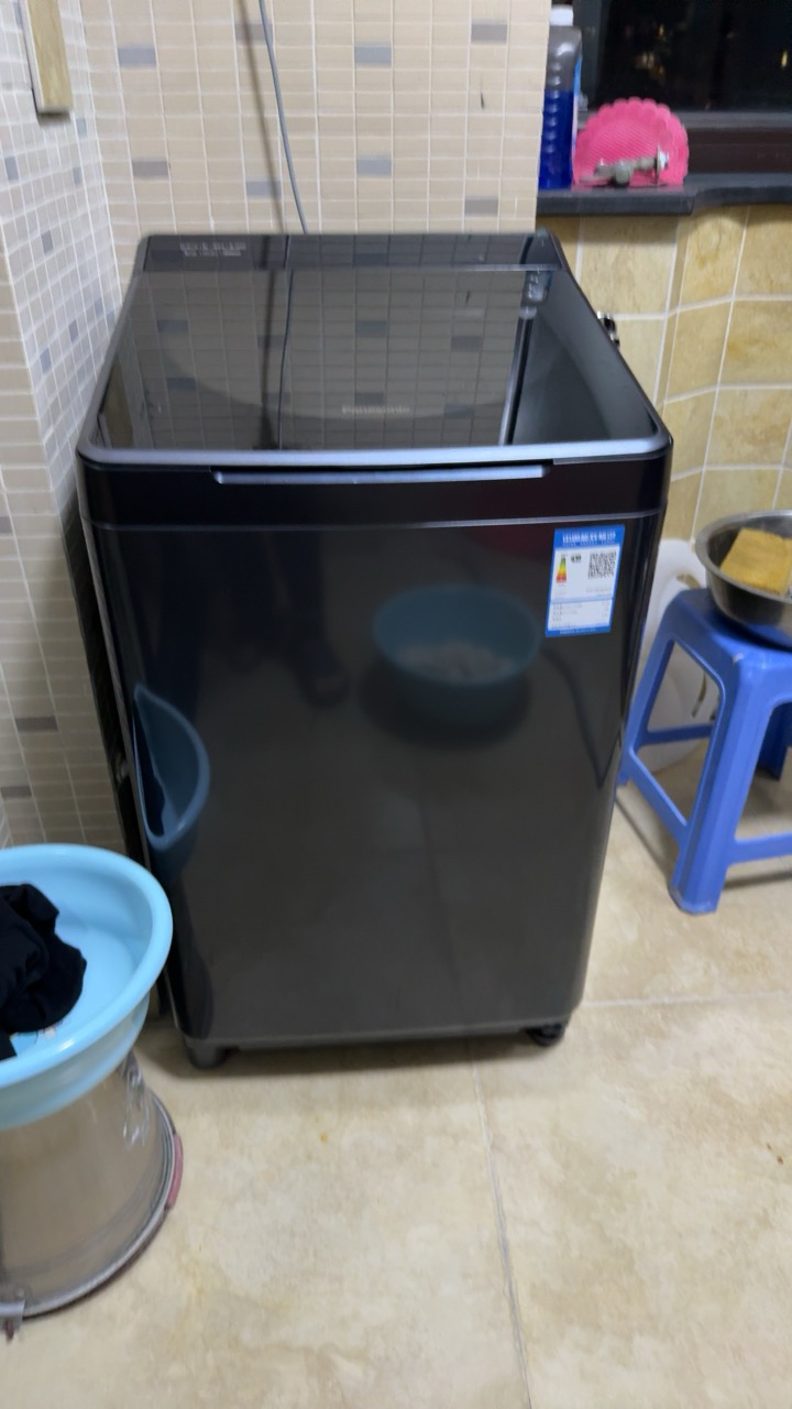 松下(Panasonic)[吴磊推荐]波轮洗衣机全自动10公斤 离心洗水氧泡沫羽绒内衣洗衣机不弯腰XQB100-1U2R晒单图