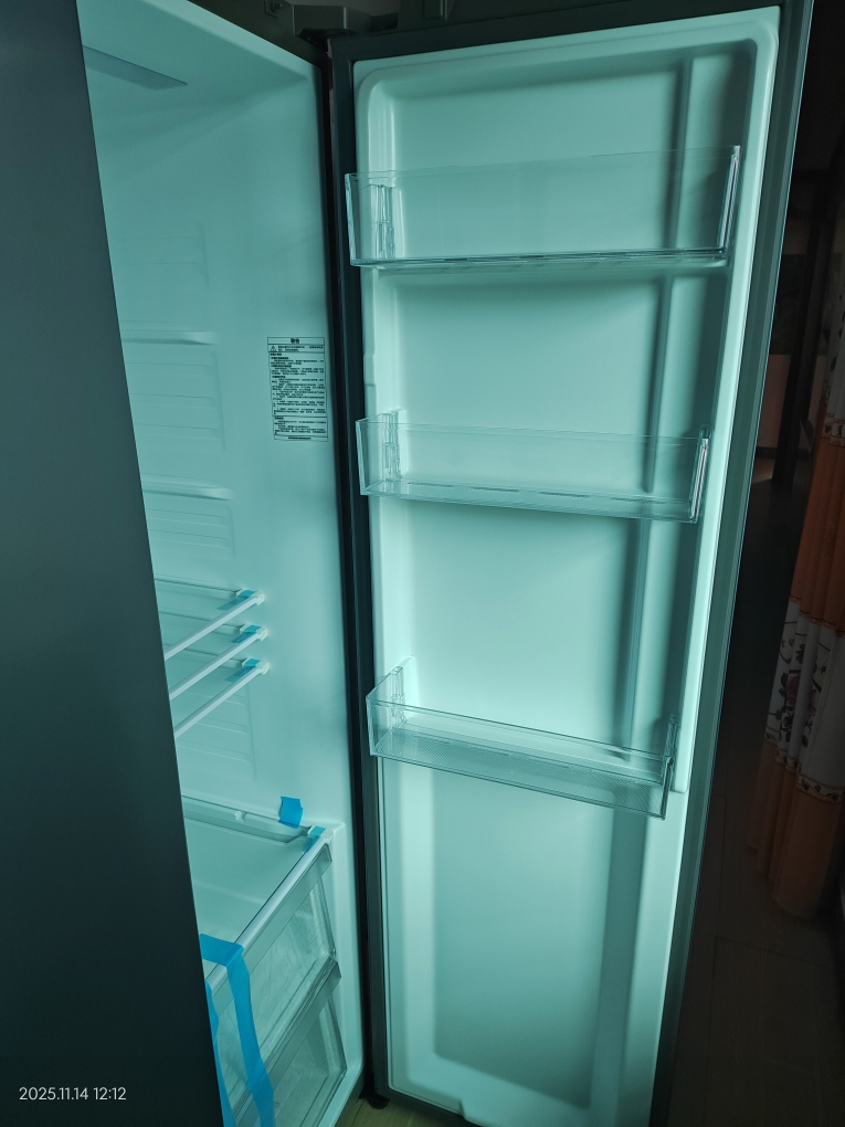 海尔(Haier)541升对开门双开门 一级变频节能 风冷无霜大容量嵌入式家用冰箱 新品BCD-541WGHSSEDG7晒单图