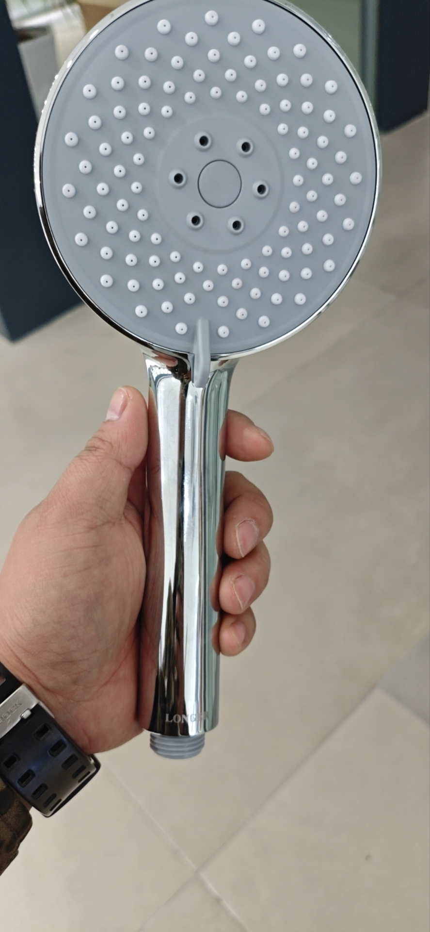 LONGER 龙尔洁具三功能手持花洒莲蓬头增压淋浴器配件花洒喷头 LE-6969晒单图
