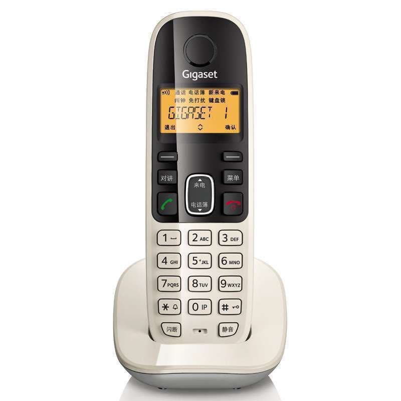 德国集怡嘉 (Gigaset) 电话机 A180 套装 (象牙白) 一拖一 子母机 象牙白 内部对讲 全网爆款 经典机型图片