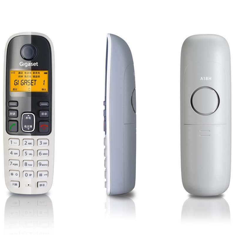 德国集怡嘉 (Gigaset) 电话机 A180 套装 (象牙白) 一拖一 子母机 象牙白 内部对讲 全网爆款 经典机型图片