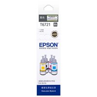 爱普生 (EPSON) T6721黑色墨水瓶 原装墨水