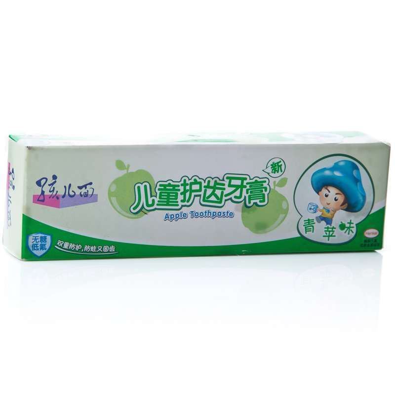 孩儿面儿童护齿牙膏(青苹味)40g