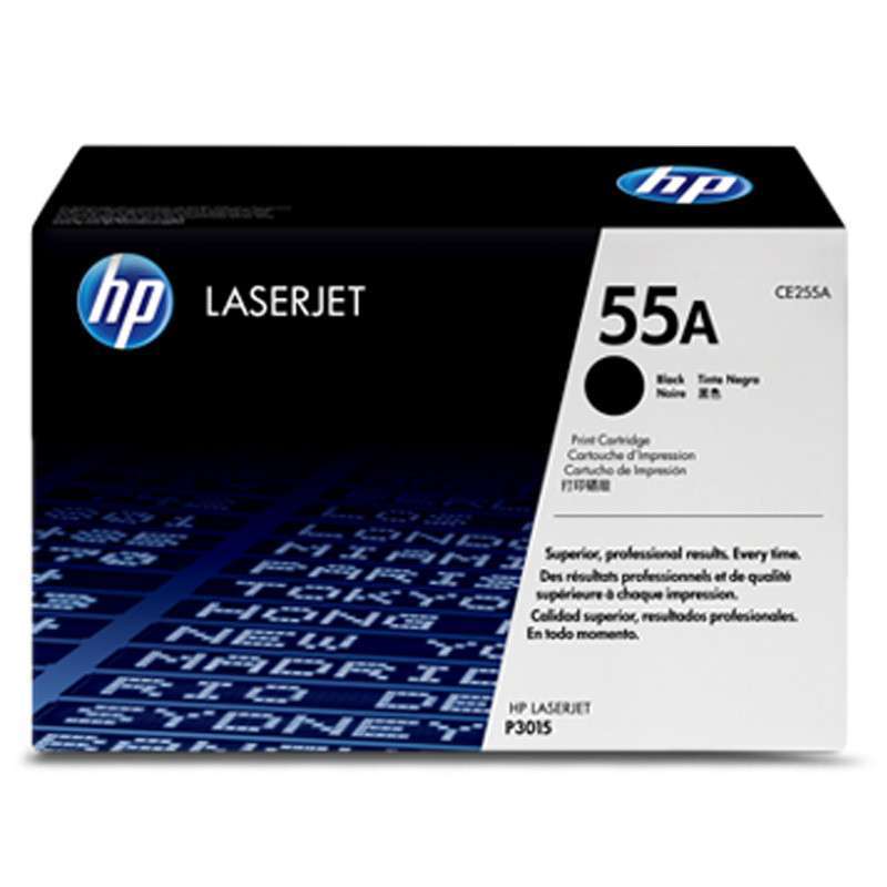 惠普(HP) CE255A黑色硒鼓 适用 HP LaserJet P3015 3015d图片
