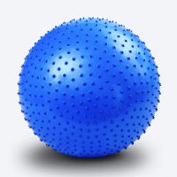 杰朴森 按摩球瑜伽球加厚防爆健身球瑜珈颗粒触感球大龙球 蓝色 75cm