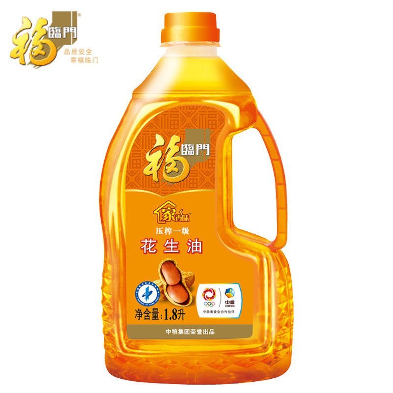 福临门 家香味压榨一级花生油 1.8L