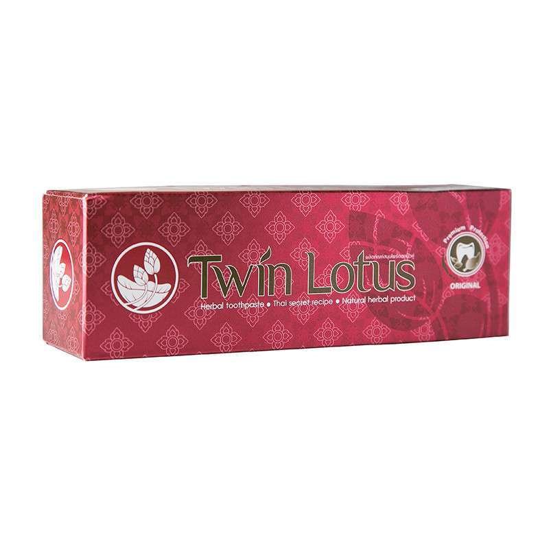 双莲 Twin Lotus全天然植物原味牙膏160g