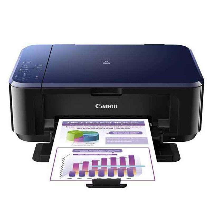 佳能(Canon) E568 彩色喷墨一体机 学生打印 作业打印(打印 复印 扫描 无线连接 自动双面)2年保修