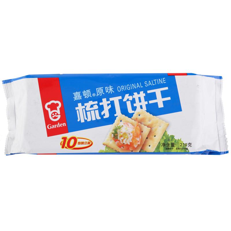 嘉顿 梳打饼干(原味)210g/袋