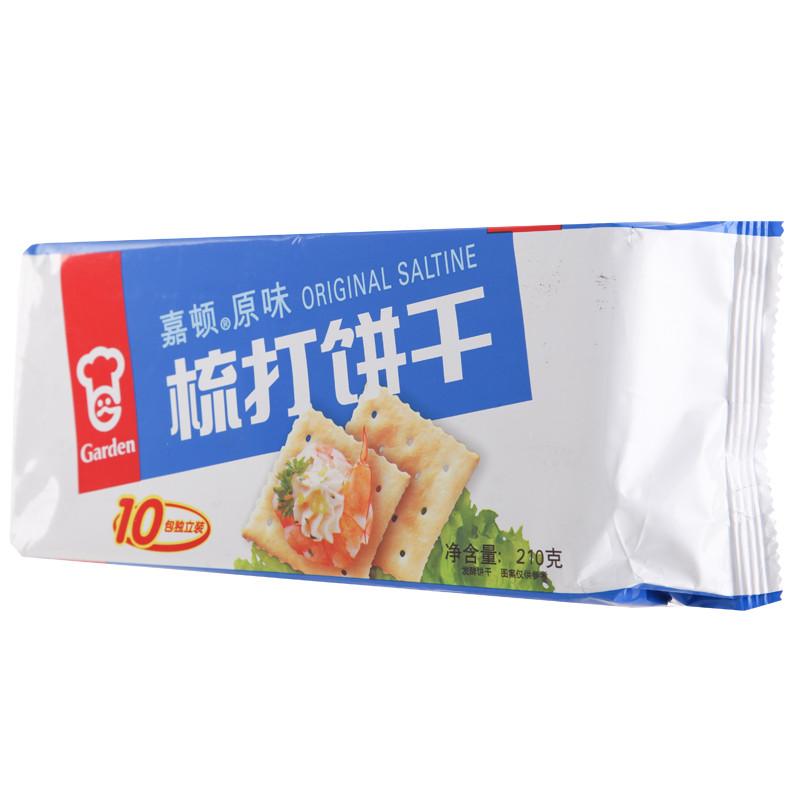 嘉顿 梳打饼干(原味)210g/袋