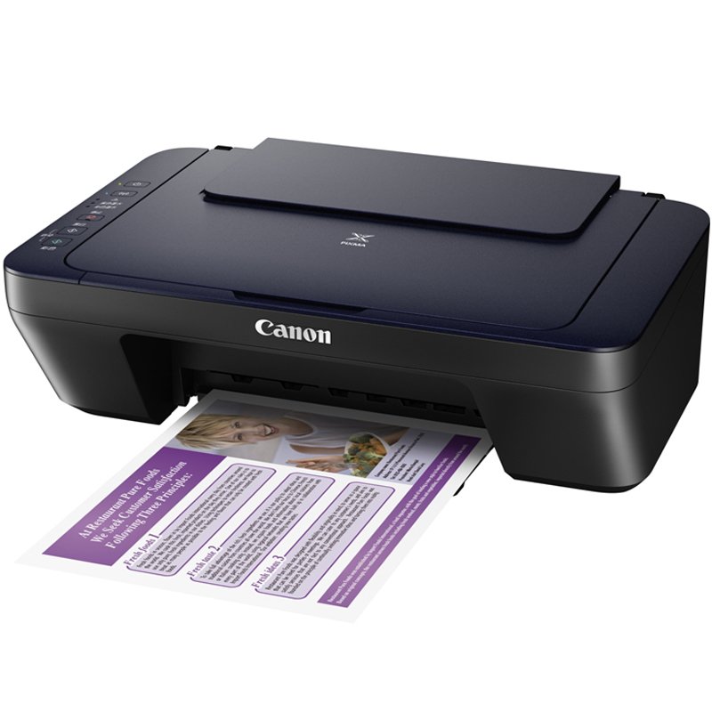 佳能 (Canon) 腾彩 PIXMA E478 无线喷墨一体机 (打印 复印 扫描)家用学生无线打印复印一体机