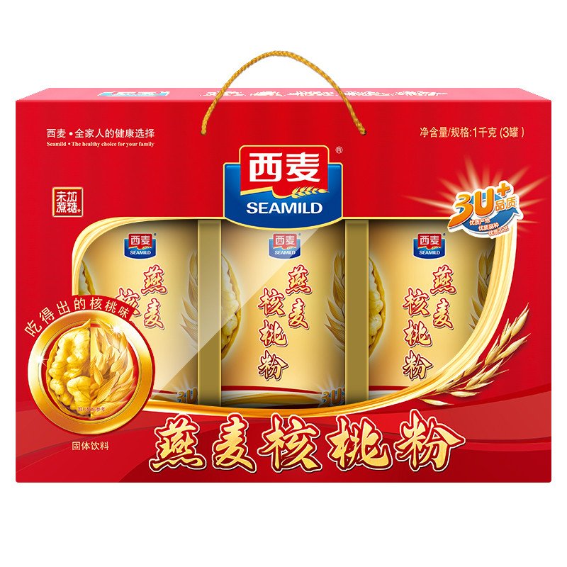 西麦 燕麦核桃粉礼盒 1000g