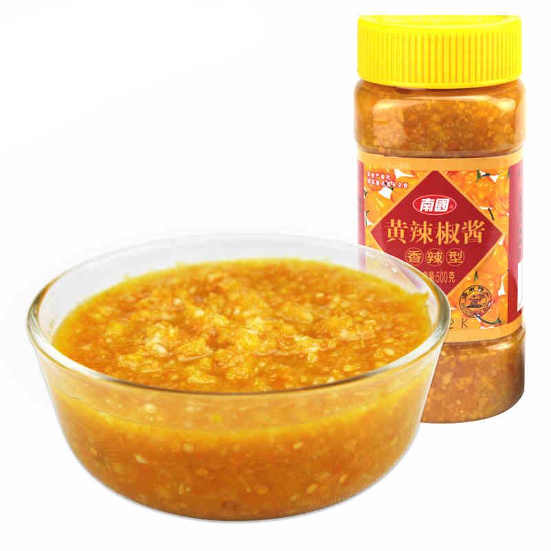 南国 黄灯笼辣椒酱（香辣）500g