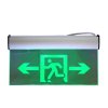 消防标志灯LED消防指示灯应急灯 安全标志灯 安全出口指示灯牌 疏散指示牌照 钢化玻璃双向指示34*18cm