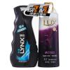 凌仕(Lynx)男士醒体沐浴露契合400ml+力士(Lux)沐浴乳幽莲魅肤350ml[联合利华]