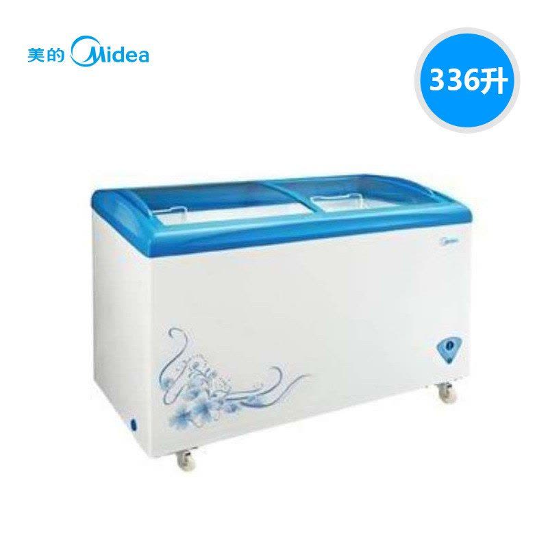 Midea 美的 SD/SC-336HKMA 336升 商用展示柜 冰柜 冷藏冷冻转换冷藏保鲜 卧式雪糕冰激凌柜图片
