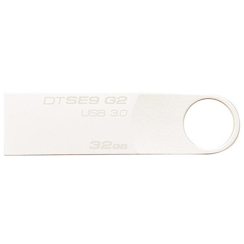 金士顿(Kingston)DTSE9G2 32GB USB3.0 亮薄磨砂金属U盘(亮银)高清大图