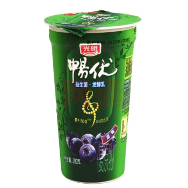 光明牌低温乳品 畅优蓝莓杯180g【价格 图片 品牌 报价-苏宁易购