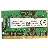 金士顿(Kingston)低电压 DDR3L 1600 4GB 笔记本内存条 兼容1333
