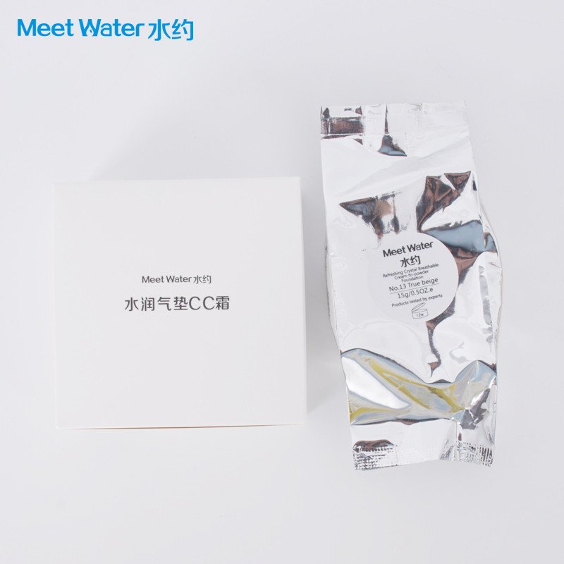 Meet Water 水约 水润气垫CC霜 15g 明亮色 （BB霜升级版）