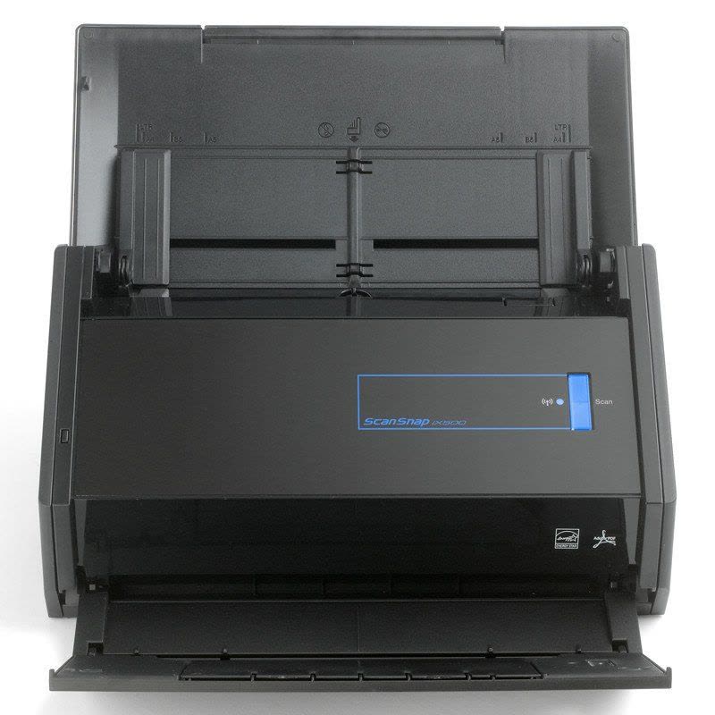 富士通(FUJITSU)ix500扫描仪高速双面自动进纸无线WiFi传输馈纸式扫描仪 黑色图片