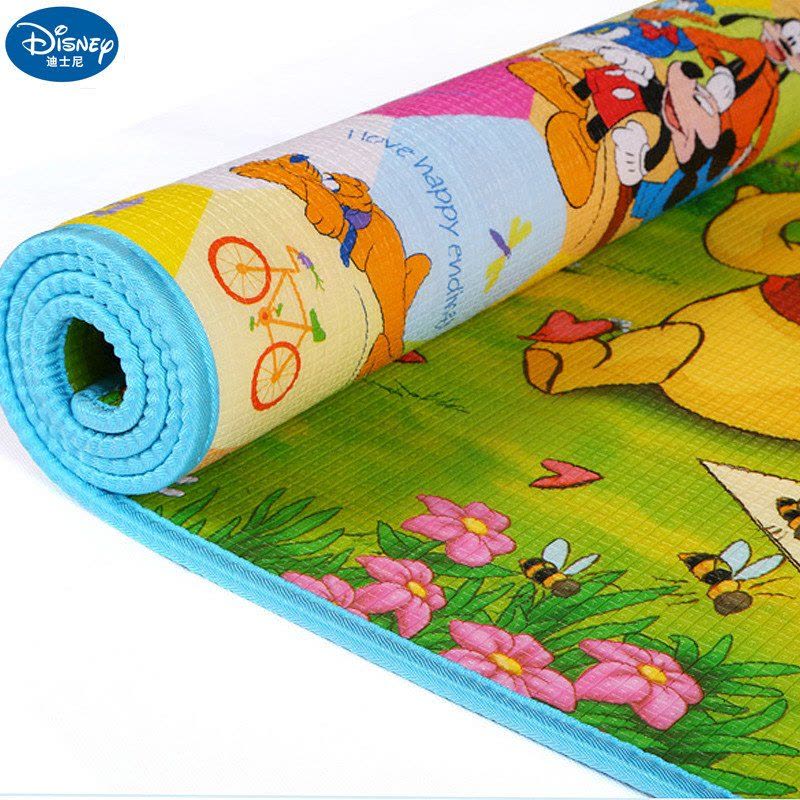 迪士尼米奇宝宝爬行垫婴幼儿爬爬垫爬行毯双面加厚2CM泡沫地垫图片