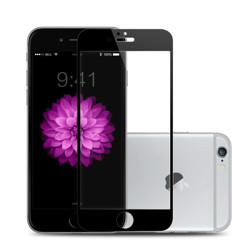 酷猫 iphone6s钢化膜全屏覆盖膜 苹果6S手机保护贴膜4.7英寸 6S高清防爆贴膜轻薄保护膜防指纹送TPU透明外壳