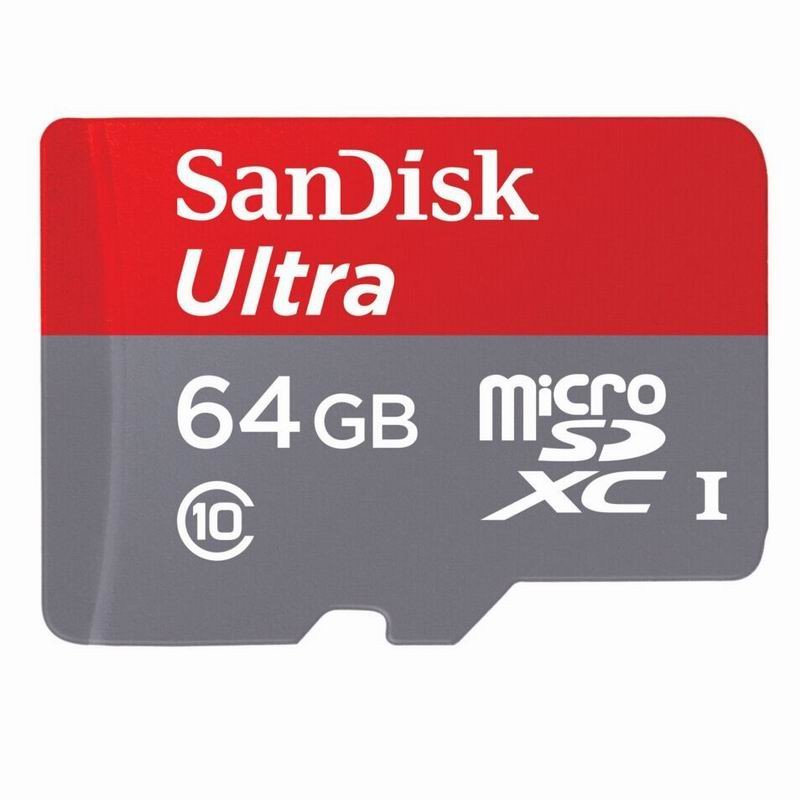 SANDISK(闪迪)MircoSD(TF) 64G-NC(80M/S)Ultra系列存储卡，TF卡，行车记录仪卡