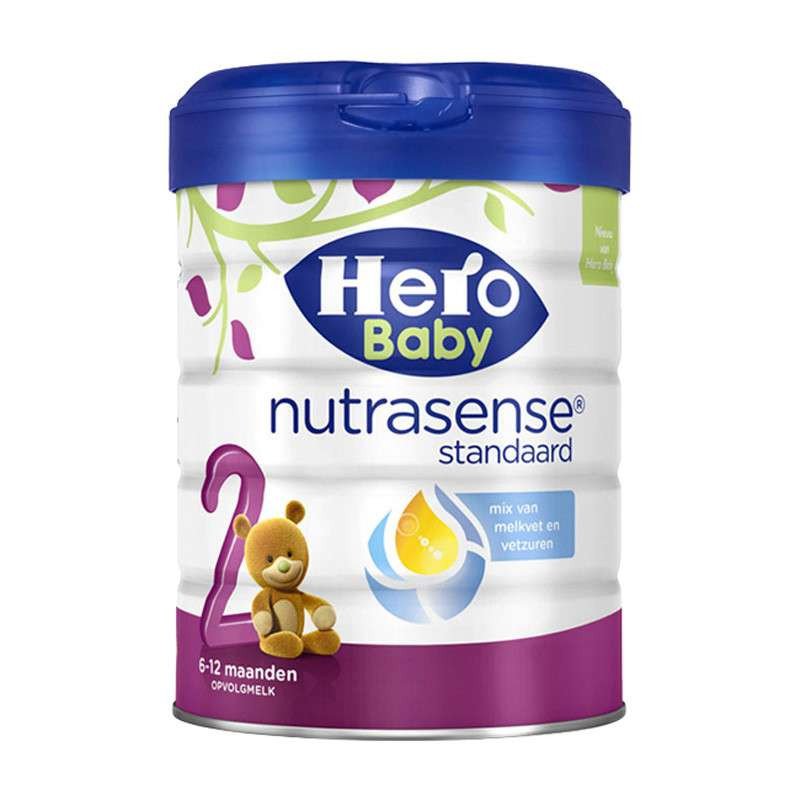 【海外原装】荷兰美素herobaby白金升级版婴幼儿配方牛奶粉2段（6-12个月）800g
