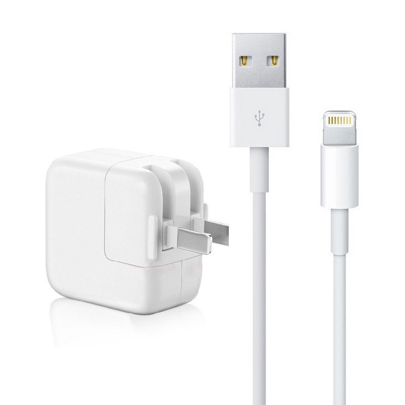 纽米 苹果手机充电器 数据线套装 12W 快充苹果充电器 充电头适用于iphone6s/7/5/8/X/ipad
